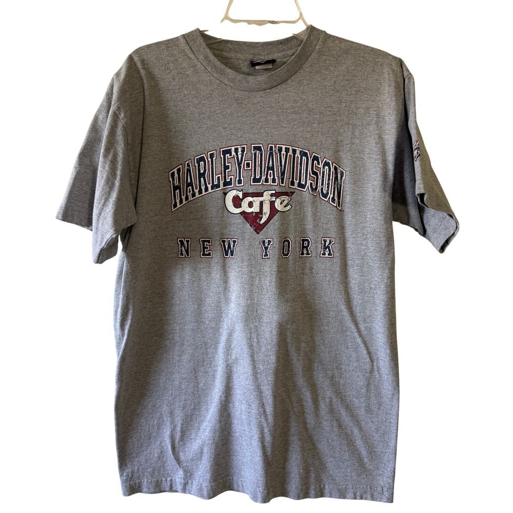 Early 2000s Harley Davidson Cafe New York Graphic Tee‎ | Y2K | Large